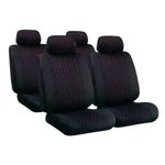Lampa Glamur Basic-Fit, set fodere coordinate in jacquard - Nero