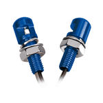 Set 2 viti con Led a luce blu - Blu