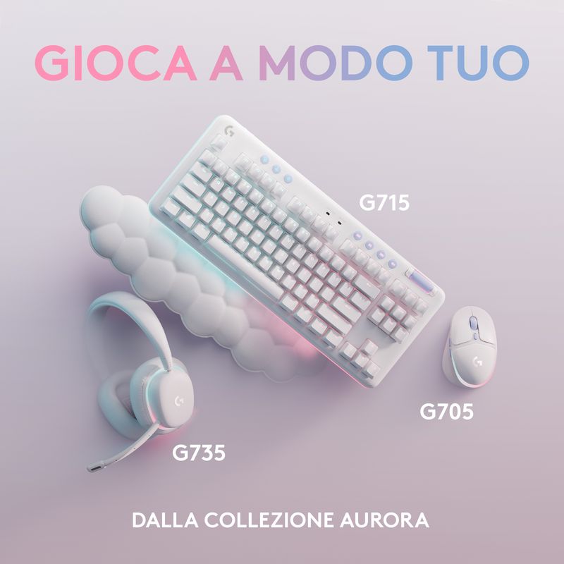 Logitech-G-G735-Auricolare-Con-cavo-e-senza-cavo-A-Padiglione-Giocare-Bluetooth-Bianco