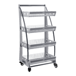 Carrello a 4 livelli per piazzale - R8 - 122 cm