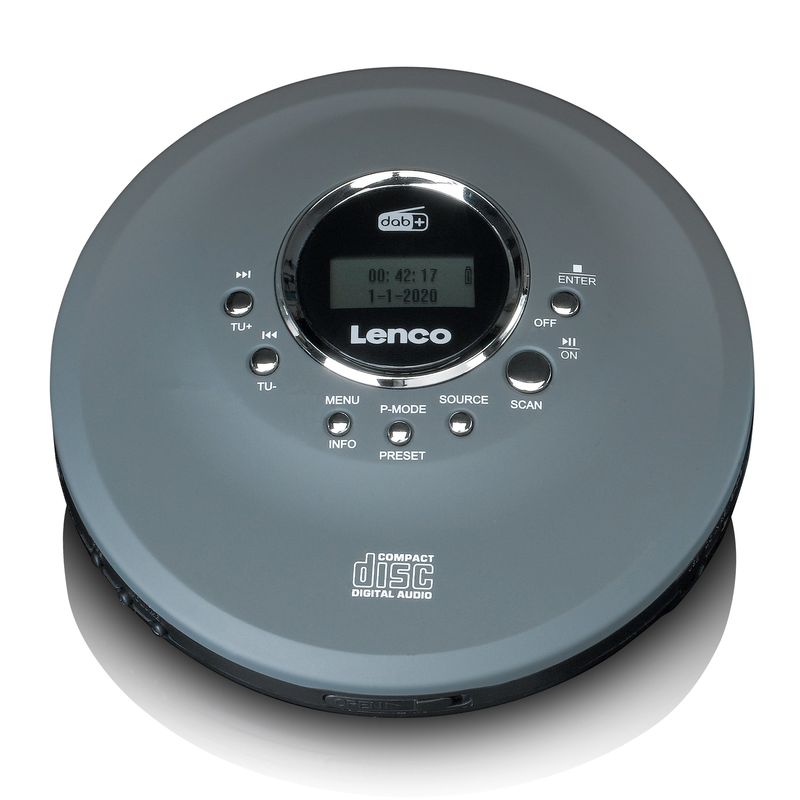 Lenco-CD-400-Lettore-CD-Portatile-Grigio