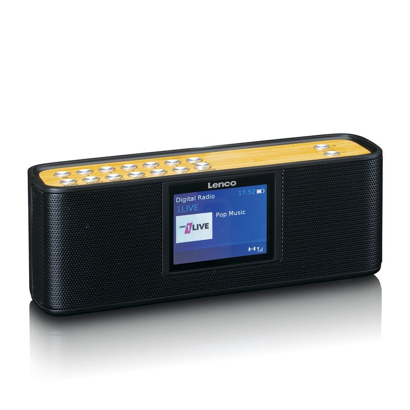 Lenco-PDR-045-Radio-Portatile-DAB-DAB-con-Bluetooth--Nero