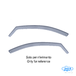 Set deflettori aria anteriori ad incastro, tipo lungo - compatibile per Audi Q3 Sportback (10/19>)