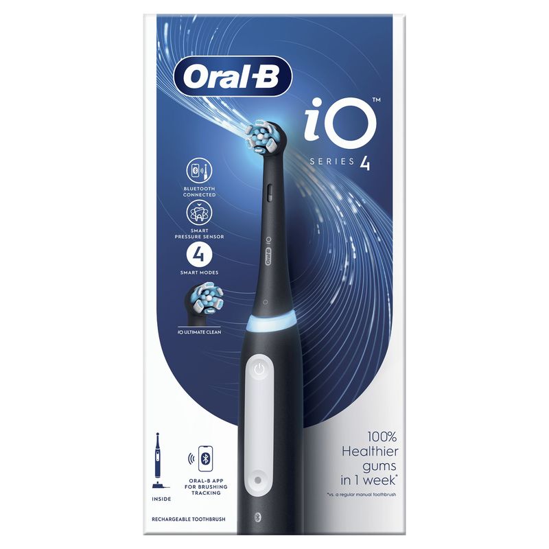 Oral-B-iO-Series-4-Adulto-Spazzolino-a-vibrazione-Nero