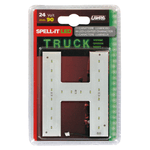 Spell-It Led, 90 mm, 24V - Verde - H