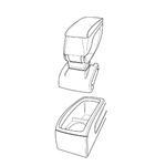Lampa  Attacco bracciolo - compatibile per  Volkswagen Passat 4p (03/05>12/10)