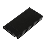 Wallet Folio Case, cover a libro - Samsung Galaxy Note 4 - Nero