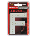 Spell-It Led, 90 mm, 24V - Rosso - F