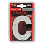 Spell-It Led, 90 mm, 24V - Rosso - C