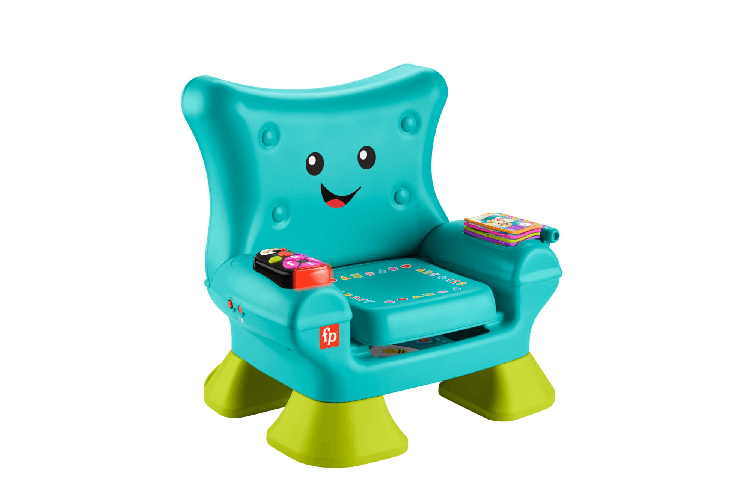 Fisher Price Prime Attivita' Ridi e Impara la Poltroncina di Cagnolino Smart Stages