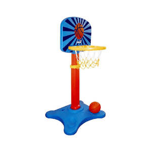 Tabellone da Basket Pallone Pompa Canestro per Bambini Regolabile Pallacanestro