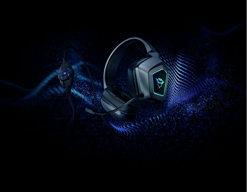 Cuffie-Gaming-Trust-GXT-450-Blizz-con-RGB-e-Suono-Surround-7.1