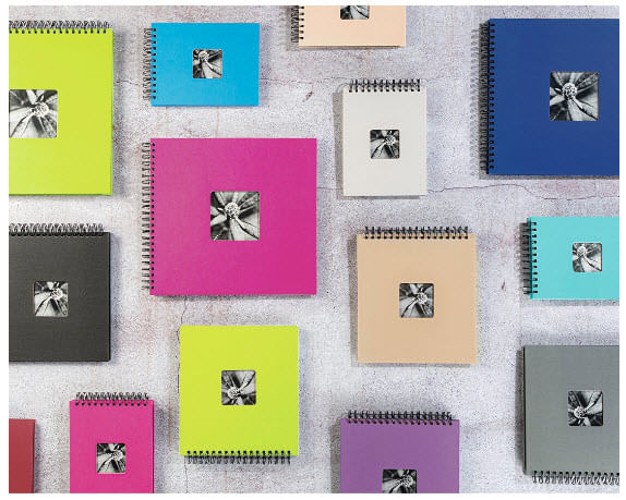 Hama-Fine-Art-Album-Fotografico-e-Portalistino-a-Spirale-Rosa-36x32cm-50-Pagine-Nere