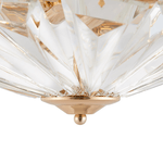 Plafoniera-Contemporanea-Facet-Metallo-Oro-6-Luci-Diffusori-Vetro