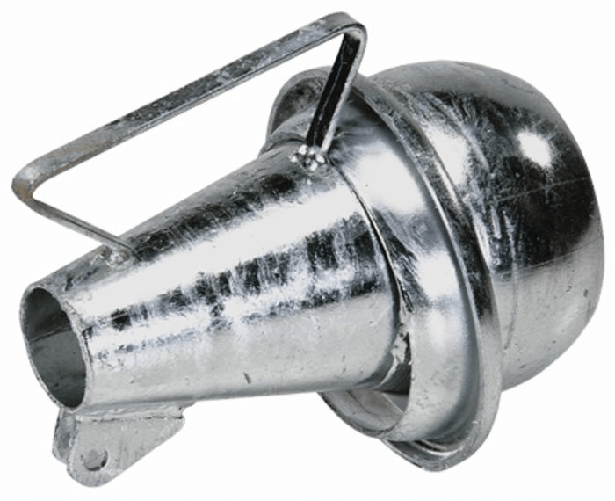 Sfera zincata Ama con cono tipo Ferrari  ø 150mm