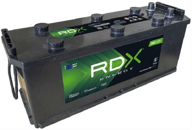 Batteria RDX destra 12V 135AH 800A 509x175x204mm Confezione da 1pz