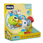 Chicco---Gioco-Seggiolone-Bruchino-Ballerino-Gioco-Elettronico-con-Ventosa-per-Seggiolone-con-Suoni-Melodie-e-Attivita-Manuali-Batterie-Incluse-Multicolore-6-36-Mesi