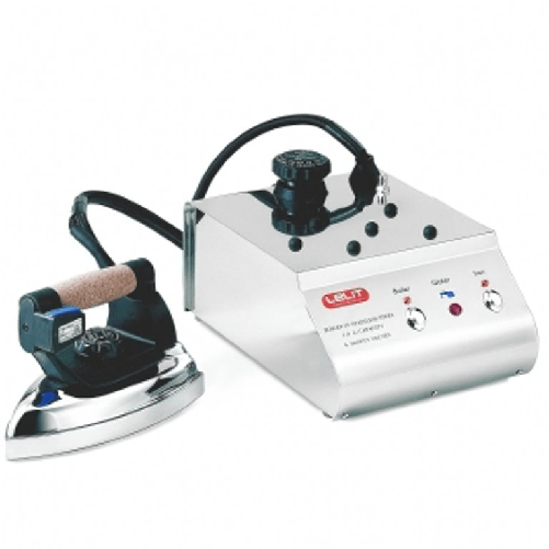 Lelit ps21 ferro da stiro a caldaia 800 w 1,4 l acciaio inossidabile nero, acciaio inossidabile