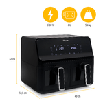 Friggitrice-ad-Aria-Tristar-FR-9040---Doppio-Cestello-8L