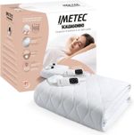 Imetec-16729-coperta-cuscino-elettrico-Riscaldaletto-elettrico-300-W-Bianco-Tessuto