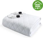 Imetec-16729-coperta-cuscino-elettrico-Riscaldaletto-elettrico-300-W-Bianco-Tessuto