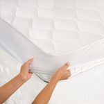 Imetec-16729-coperta-cuscino-elettrico-Riscaldaletto-elettrico-300-W-Bianco-Tessuto