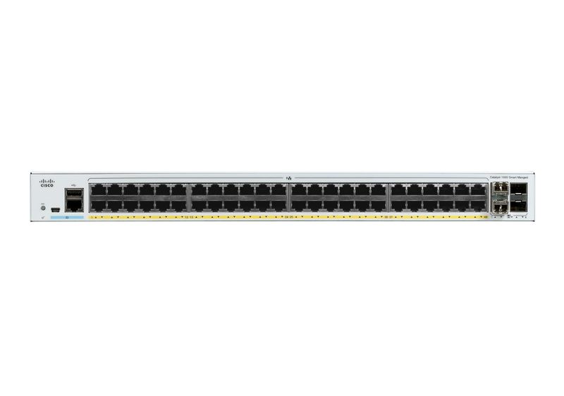 Cisco-Catalyst-C1000-48T-4X-L-switch-di-rete-Gestito-L2-Gigabit-Ethernet--10-100-1000--Grigio