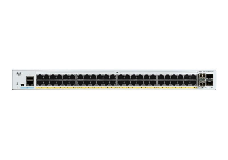 Cisco-Catalyst-C1000-48T-4X-L-switch-di-rete-Gestito-L2-Gigabit-Ethernet--10-100-1000--Grigio