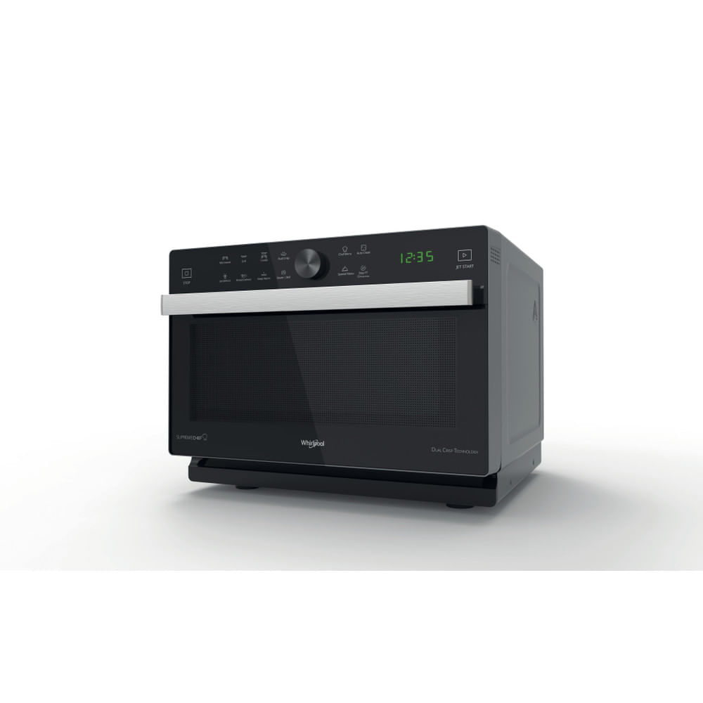 Whirlpool MWP 337 SB Forno a Microonde con Grill Capacita' 33 Litri Potenza 1000 W Funzione DualCrisp DualSteam Jet