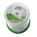 Maxell Campana 50 DVD+R 16X Printable - Set Completo