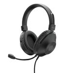 Trust-HS-250-Cuffia-Padiglione-auricolare-Nero