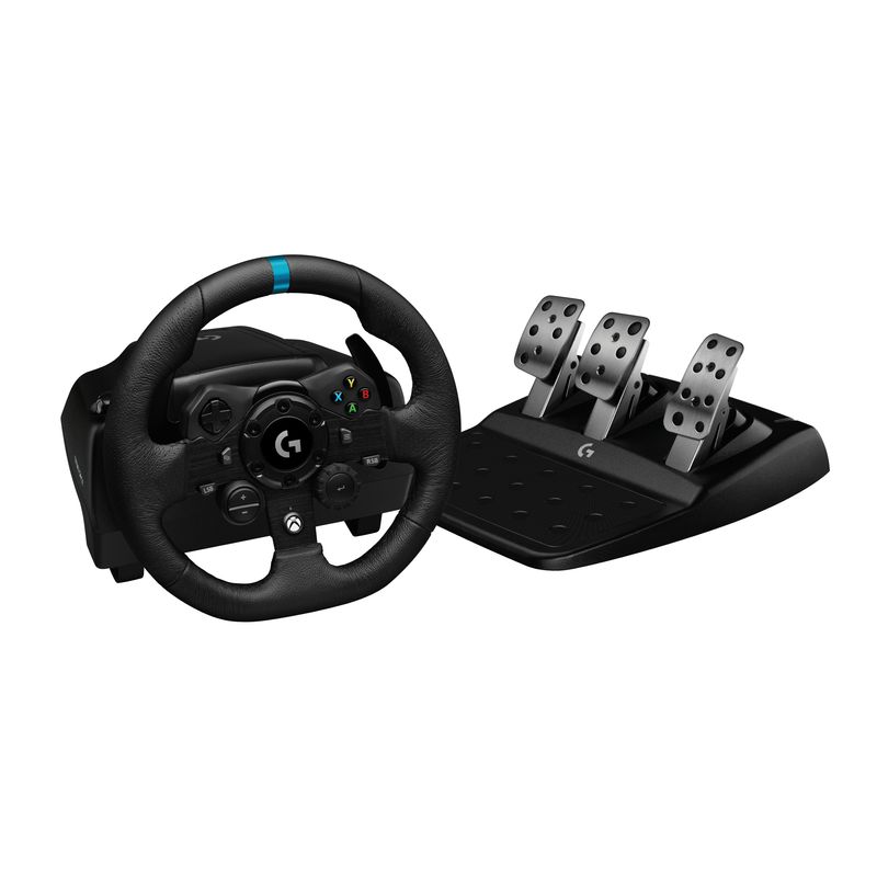 Logitech-G-G923-Nero-USB-2.0-Sterzo---Pedali-Analogico-Digitale-PC-Xbox-One-Xbox-Series-S-Xbox-Series-X