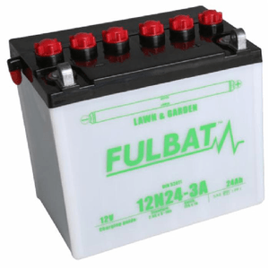 Batteria 12N243A 12V 24Ah Kit flacone acido Confezione da 1pz