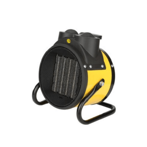 Termoventilatore Ceramico Portatile Industriale Giallo 2000W