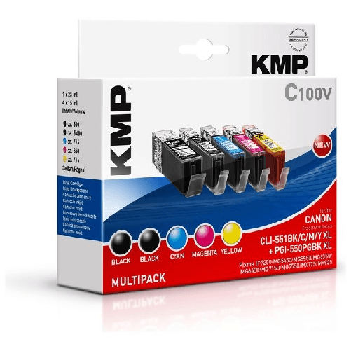 KMP-C100V-cartuccia-d-inchiostro-Ciano-Magenta-Giallo