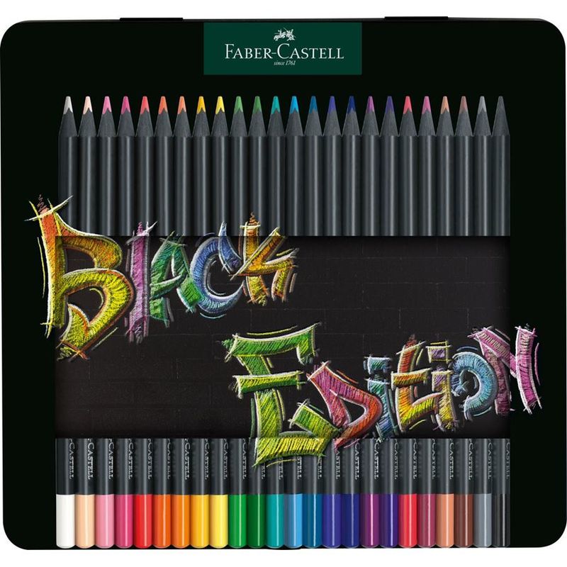 Faber-Castell-24-Matite-Colorate-Blackedition