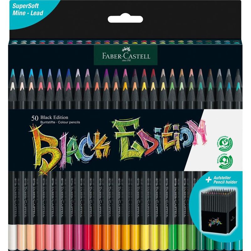 Faber-Castell-50-Matite-Colorate-Blackedition