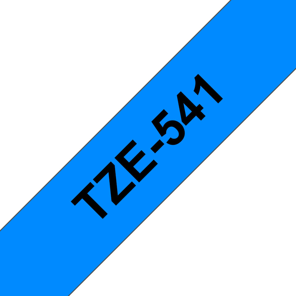 Brother TZ-541 nastro per etichettatrice Nero su blu
