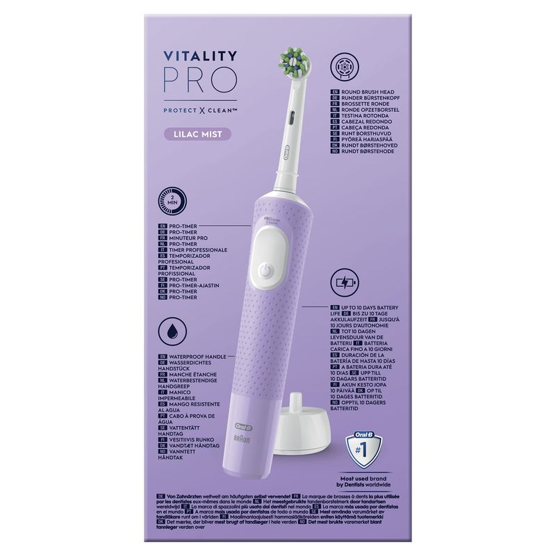 Oral-B-Vitality-Spazzolino-Elettrico-Ricaricabile-Pro-Viola-2-Testine