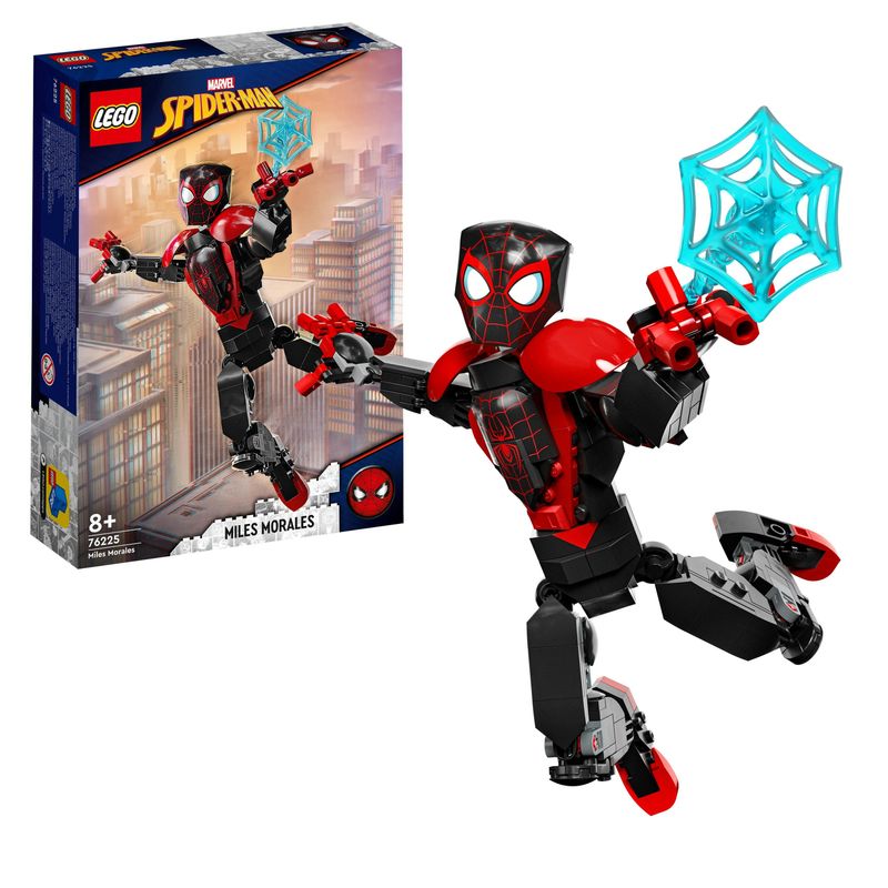 LEGO-Marvel-76225-Personaggio-di-Miles-Morales-Action-Figure-di-Spider-Man-Snodabile-Supereroe-da-Collezione-Idea-Regalo