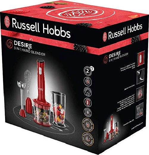 Frullatore-a-Immersione-Russell-Hobbs-3-in-1-Rosso
