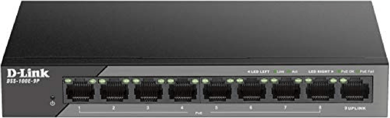 D-Link-DSS-100E-9P-Switch-PoE-a-9-Porte