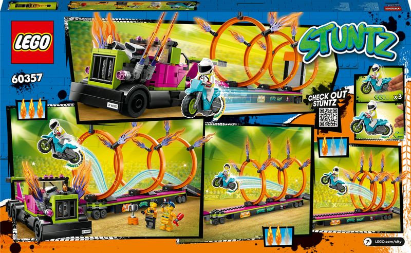 LEGO-60357-City-Stuntz---Stunt-Truck-con-Moto-e-Anelli-di-Fuoco