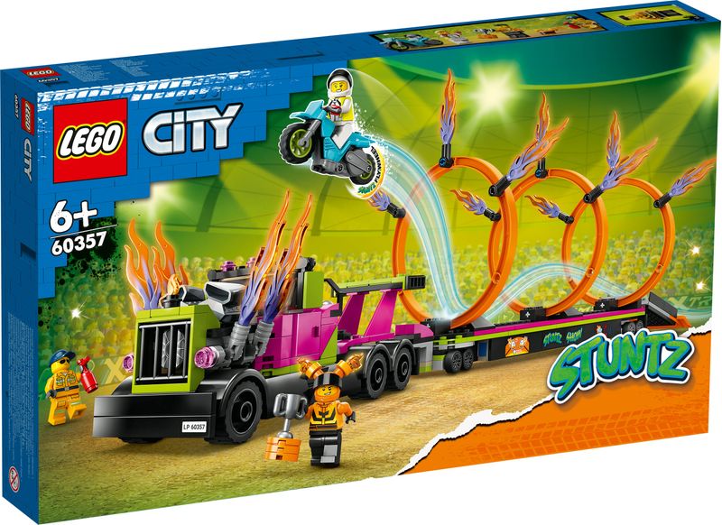 LEGO-60357-City-Stuntz---Stunt-Truck-con-Moto-e-Anelli-di-Fuoco