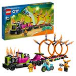 LEGO-60357-City-Stuntz---Stunt-Truck-con-Moto-e-Anelli-di-Fuoco