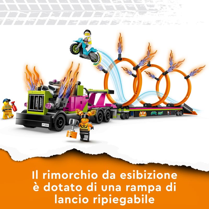 LEGO-60357-City-Stuntz---Stunt-Truck-con-Moto-e-Anelli-di-Fuoco