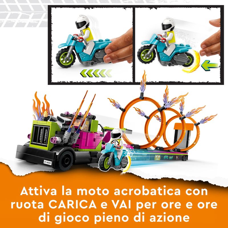 LEGO-60357-City-Stuntz---Stunt-Truck-con-Moto-e-Anelli-di-Fuoco