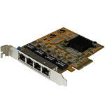 StarTech.com Adattatore Scheda di Rete Ethernet Gigabit PCI express PCIe NIC a 4 porte