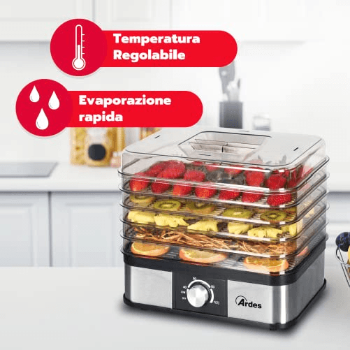 Essiccatore-Ardes-Jessica-AR1K15---5-Ripiani-Regolabile