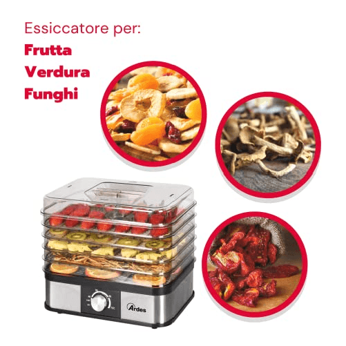 Essiccatore-Ardes-Jessica-AR1K15---5-Ripiani-Regolabile